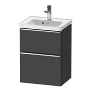 Duravit Meuble sous-lavabo D-Neo 48,4x37,2x62,5 cm, 1 tiroir, chr/Grap ma