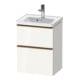 Duravit Meuble sous lavabo D-Neo 48,4x37,2x62,5cm, 1 porte, blanc brillant/mat-1