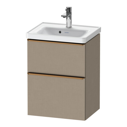 Duravit Meuble sous-lavabo D-Neo 48,4x37,2x62,5cm, 1 porte, blanc lin