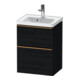 Duravit Meuble sous lavabo D-Neo 48,4x37,2x62,5cm, 1 porte, chêne noir b geb-1
