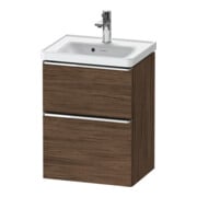 Duravit Meuble sous-lavabo D-Neo 48,4x37,2x62,5cm, 1 porte, chr/noisette foncé