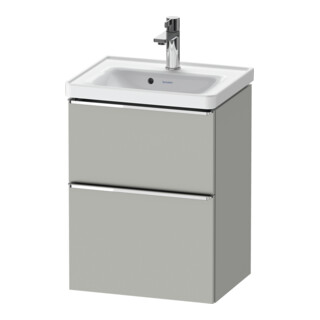Duravit Meuble sous-lavabo D-Neo 48,4x37,2x62,5cm, 1 porte, chrome/béton ma