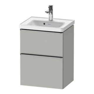 Duravit Meuble sous-lavabo D-Neo 48,4x37,2x62,5cm, 1 porte, ES blanc/gris mat