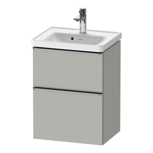 Duravit Meuble sous-lavabo D-Neo 48,4x37,2x62,5cm, 1 porte, ES blanc/gris mat