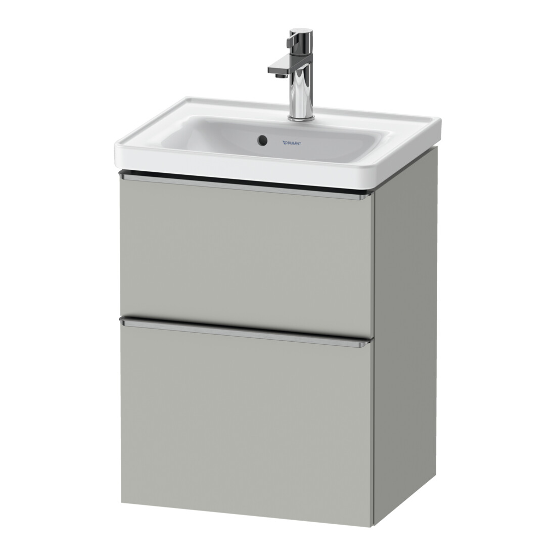 Duravit Meuble sous-lavabo D-Neo 48,4x37,2x62,5cm, 1 porte, ES blanc/gris mat