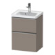 Duravit Meuble sous lavabo D-Neo 48,4x37,2x62,5cm, 1 porte, ES geb/Bas ma-1