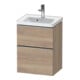 Duravit Meuble sous-lavabo D-Neo 48,4x37,2x62,5cm, 1 porte, ES geb/Ei ma-1