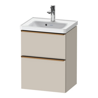 Duravit Meuble sous lavabo D-Neo 48,4x37,2x62,5cm, 1 porte, taupe mat