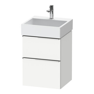 Duravit Meuble sous-lavabo D-Neo 48,4x44,2 cm, avec miroir, 1 tiroir, 1 coulissant