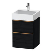 Duravit Meuble sous-lavabo D-Neo 48,4x44,2 cm, b chêne/écru, 1 porte, 1 tiroir-1