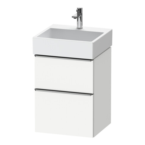 Duravit Meuble sous-lavabo D-Neo 48,4x44,2 cm, blanc brillant, 1 porte, 1 tiroir