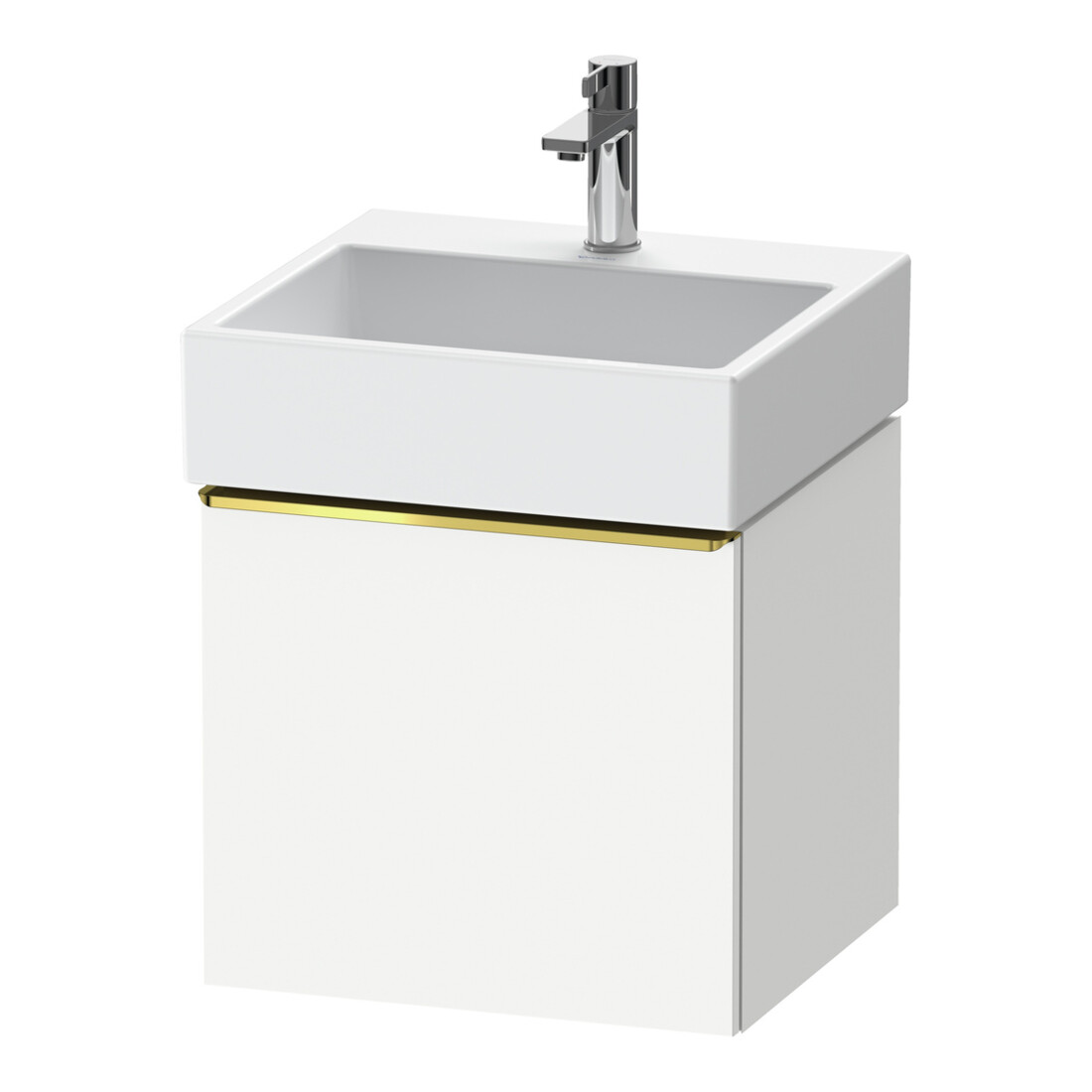 Duravit Meuble sous-lavabo D-Neo 48,4x44,2 cm, blanc brillant, 1 tiroir, suspendu