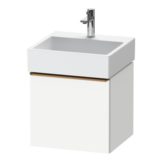 Duravit Meuble sous-lavabo D-Neo 48,4x44,2 cm, blanc/gris, 1 tiroir, suspendu