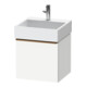 Duravit Meuble sous-lavabo D-Neo 48,4x44,2 cm, blanc/gris, 1 tiroir, suspendu-1