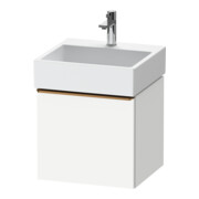 Duravit Meuble sous-lavabo D-Neo 48,4x44,2 cm, blanc/gris, 1 tiroir, suspendu