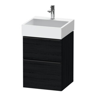 Duravit Meuble sous-lavabo D-Neo 48,4x44,2 cm, blanc/Oeuf, 1 tiroir, 1 coulissant