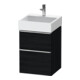 Duravit Meuble sous-lavabo D-Neo 48,4x44,2 cm, ch/oe, 1 tiroir, 1 coulissant-1