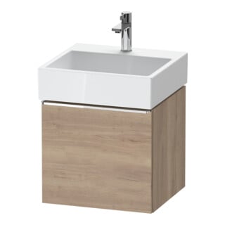 Duravit Meuble sous lavabo D-Neo 48,4x44,2 cm, chêne/œuf marbré, 1 tiroir, suspendu