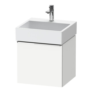 Duravit Meuble sous-lavabo D-Neo 48,4x44,2 cm, chr/blanc mat, 1 tiroir, suspendu