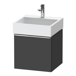 Duravit Meuble sous lavabo D-Neo 48,4x44,2 cm, chr/Grap ma, 1 tiroir, suspendu