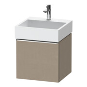 Duravit Meuble sous lavabo D-Neo 48,4x44,2 cm, chrome/lin, 1 tiroir, suspendu-1