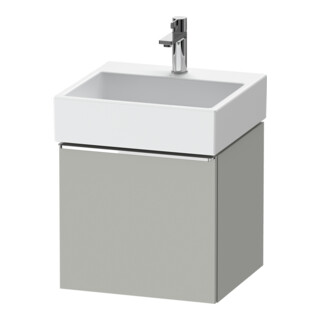Duravit Meuble sous lavabo D-Neo 48,4x44,2 cm, chrome/mat, 1 tiroir, suspendu