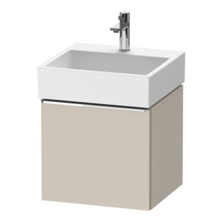 Duravit Meuble sous lavabo D-Neo 48,4x44,2 cm, chrome/taupe, 1 tiroir, suspendu