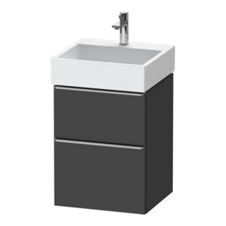 Duravit Meuble sous-lavabo D-Neo 48,4x44,2 cm, ES chêne/gris m, 1 porte, 1 tiroir