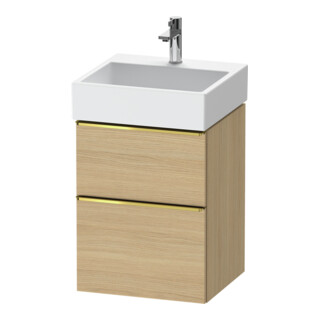 Duravit Meuble sous-lavabo D-Neo 48,4x44,2 cm, g pol/Ei N, 1 porte, 1 tiroir