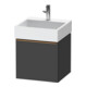 Duravit Meuble sous-lavabo D-Neo 48,4x44,2 cm, gris, 1 tiroir, suspendu-1