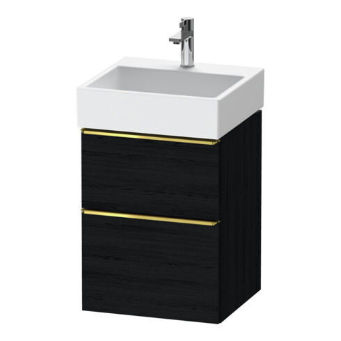 Duravit Meuble sous-lavabo D-Neo 48,4x44,2 cm, gris perle/écru, 1 porte, 1 tiroir