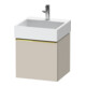 Duravit Meuble sous lavabo D-Neo 48,4x44,2 cm, gris perle/taupe m, 1 tiroir, suspendu-1