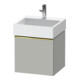 Duravit Meuble sous lavabo D-Neo 48,4x44,2 cm, gris poli/gris mat, 1 tiroir, suspendu-1