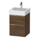 Duravit Meuble sous lavabo D-Neo 48,4x44,2 cm, gris poli/Nu, 1 porte, 1 tiroir-1