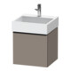 Duravit Meuble sous-lavabo D-Neo 48,4x44,2 cm, noir/Bas ma, 1 tiroir, suspendu-1
