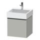 Duravit Meuble sous-lavabo D-Neo 48,4x44,2 cm, noir/gris mat, 1 tiroir, suspendu-1