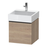 Duravit Meuble sous lavabo D-Neo 48,4x44,2 cm, noir/mat oeuf, 1 tiroir, suspendu