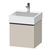 Duravit Meuble sous-lavabo D-Neo 48,4x44,2 cm, noir/taupe mat, 1 tiroir, suspendu-1