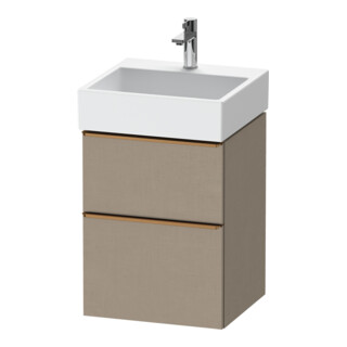 Duravit Meuble sous lavabo D-Neo 48,4x44,2cm, b chêne/blanc, 1 porte, 1 tiroir