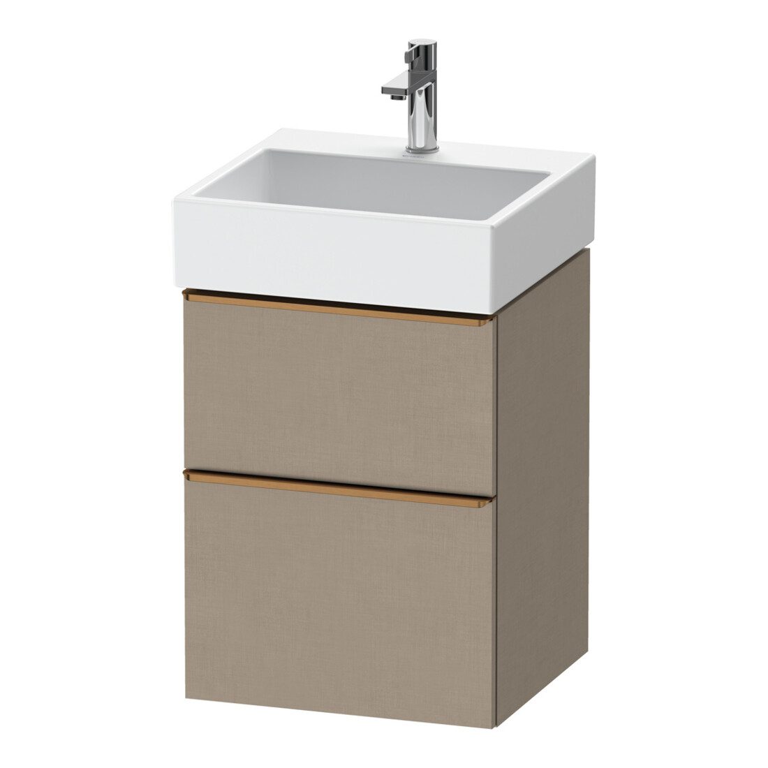 Duravit Meuble sous lavabo D-Neo 48,4x44,2cm, b chêne/blanc, 1 porte, 1 tiroir