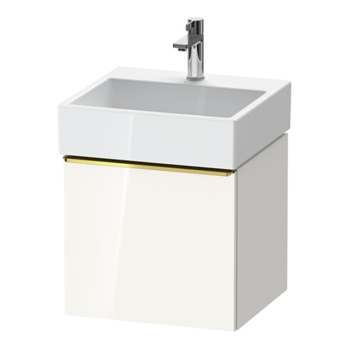 Duravit Meuble sous lavabo D-Neo 48,4x44,2cm, blanc brillant, 1 tiroir, suspendu