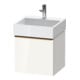 Duravit Meuble sous lavabo D-Neo 48,4x44,2cm, blanc/gris brillant, 1 tiroir, suspendu-1