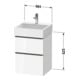 Duravit Meuble sous-lavabo D-Neo 48,4x44,2cm, chr/gris m, 1 porte, 1 tiroir