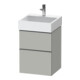 Duravit Meuble sous-lavabo D-Neo 48,4x44,2cm, ES gris/beige m, 1 tiroir, 1 porte-1