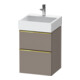 Duravit Meuble sous-lavabo D-Neo 48,4x44,2cm, g pol/Bas m, 1 porte, 1 tiroir-1