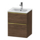 Duravit Meuble sous lavabo D-Neo 51x40,2 cm, 1 porte, 1 tiroir, blanc brillant-1