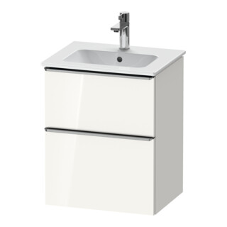 Duravit Meuble sous-lavabo D-Neo 51x40,2 cm, 1 porte, 1 tiroir, blanc brillant