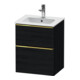 Duravit Meuble sous lavabo D-Neo 51x40,2 cm, 1 porte, 1 tiroir, blanc brillant/éclat œuf-1