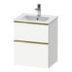Duravit Meuble sous-lavabo D-Neo 51x40,2 cm, 1 porte, 1 tiroir, blanc brillant/mat-1