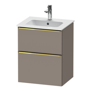 Duravit Meuble sous-lavabo D-Neo 51x40,2 cm, 1 porte, 1 tiroir, blanc poli/Bas ma